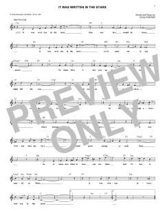 It Was Written In The Stars (Download) 