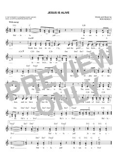 Jesus Is Alive von Ron Kenoly (Download) 