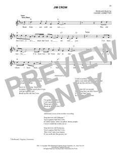 Jim Crow von Lead Belly (Download) 
