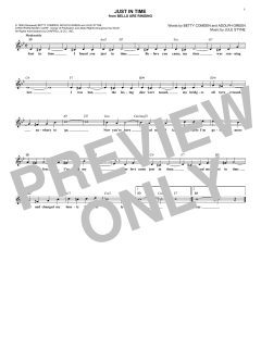 Just In Time von Jule Styne (Download) 