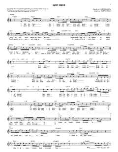 Just Once von Barry Mann (Download) 