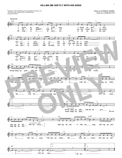 Killing Me Softly With His Song von Roberta Flack (Download) 