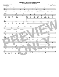 Let's Take An Old-Fashioned Walk (Download) 