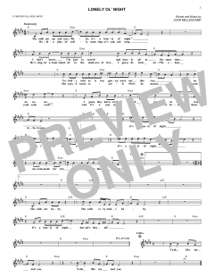 Lonely Ol' Night von John Mellencamp (Download) 