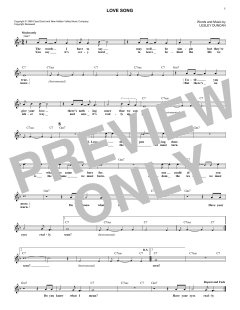 Love Song von Elton John (Download) 