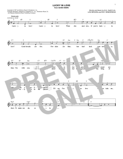 Lucky In Love von Ray Henderson (Download) 