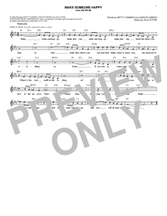 Make Someone Happy von Jule Styne (Download) 