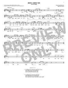 Mercy, Mercy Me von Marvin Gaye (Download) 