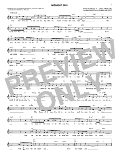 Midnight Sun von Johnny Mercer (Download) 