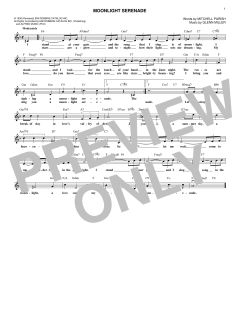 Moonlight Serenade von Mitchell Parish (Download) 
