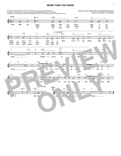 More Than You Know von William Rose (Download) 
