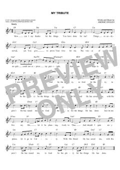 My Tribute von Andraé Crouch (Download) 