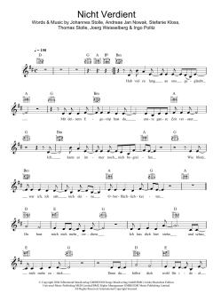 Nicht Verdient von Silbermond (Download) 
