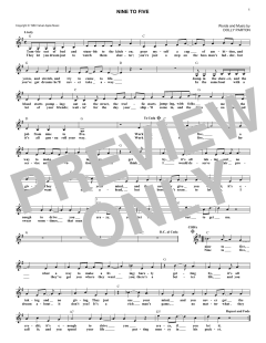 Nine To Five von Dolly Parton (Download) 
