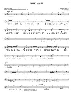 Nobody Told Me von John Lennon (Download) 
