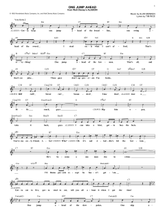One Jump Ahead von Alan Menken (Download) 