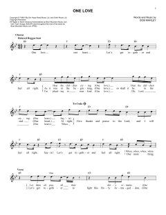 One Love von Bob Marley (Download) 