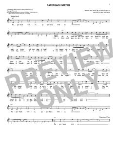 Paperback Writer von The Beatles (Download) 