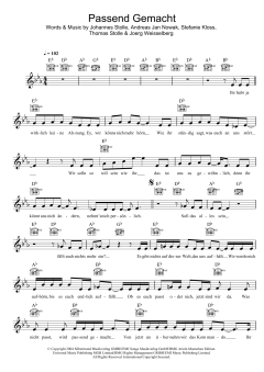 Passend Gemacht von Silbermond (Download) 