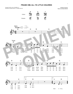 Praise Him, All Ye Little Children von Carey Bonner (Download) 