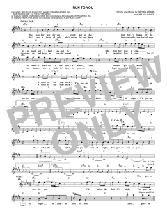 Run To You von Bryan Adams (Download) 