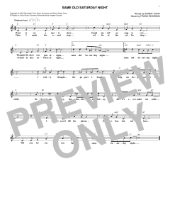 Same Old Saturday Night von Frank Reardon (Download) 