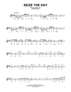 Seize The Day von Paul McCartney (Download) 