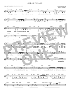Send One Your Love von Stevie Wonder (Download) 