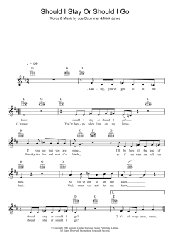 Should I Stay Or Should I Go von The Clash (Download) 