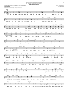 Springtime For Hitler von Mel Brooks (Download) 