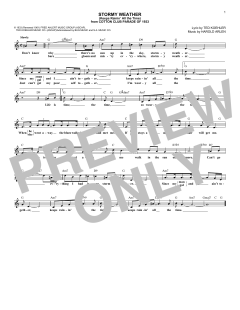 Stormy Weather von Ted Koehler (Download) 
