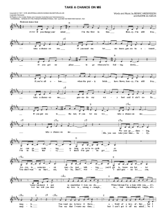 Take A Chance On Me von ABBA (Download) 