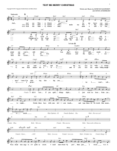 Text Me Merry Christmas von Adam Schlesinger (Download) 