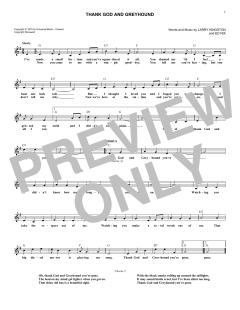 Thank God And Greyhound von Roy Clark (Download) 