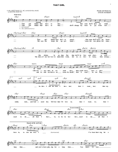That Girl von Stevie Wonder (Download) 