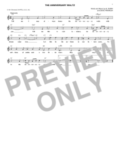 The Anniversary Waltz von Al Dubin (Download) 