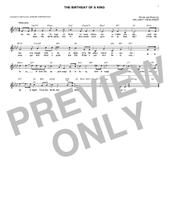 The Birthday Of A King von William H. Neidlinger (Download) 