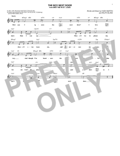The Boy Next Door von Hugh Martin (Download) 