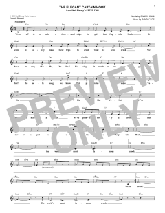 The Elegant Captain Hook von Sammy Fain (Download) 