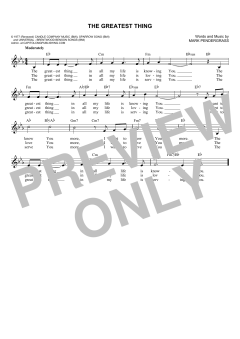 The Greatest Thing von Mark Pendergrass (Download) 