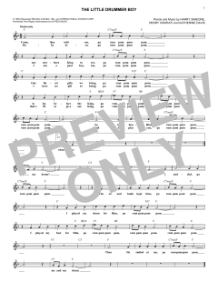 The Little Drummer Boy von Harry Simeone (Download) 