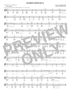 The Merry Widow Waltz von Adrian Ross (Download) 