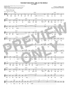 The Most Beautiful Girl In The World von Richard Rodgers (Download) 