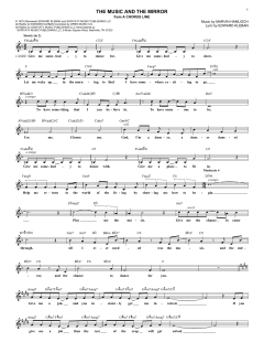 The Music And The Mirror von Marvin Hamlisch (Download) 