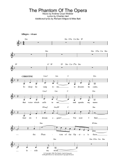 The Phantom Of The Opera von Andrew Lloyd Webber (Download) 