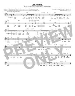 The Promise von Alan Bergman (Download) 