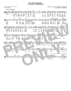 The Ugly-Bug Ball von Robert Bernard Sherman (Download) 