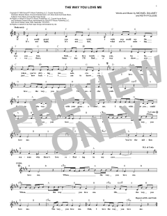 The Way You Love Me von Faith Hill (Download) 