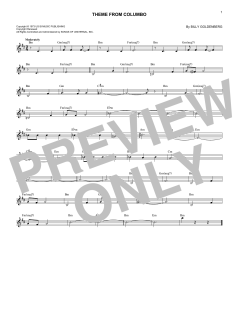 Theme From Columbo von Billy Goldenberg (Download) 
