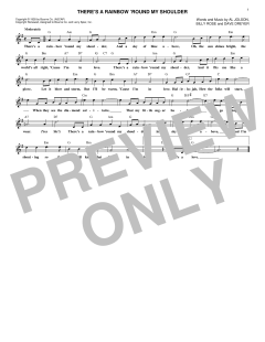 There's A Rainbow 'Round My Shoulder von Al Jolson (Download) 
